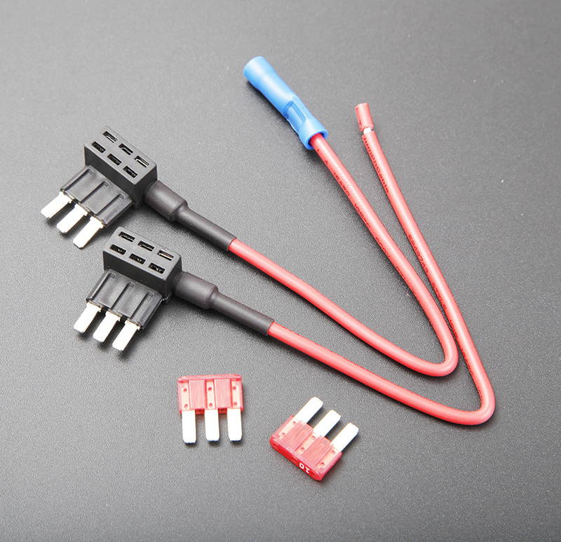 三腳插片保險絲取電器，MICRO3取電器 FKY-05